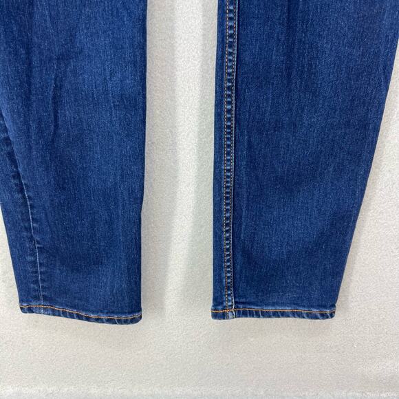 Free People Jeans Women's 28 (6) Blue Skinny Ankle Patch Pocket Preppy Normcore - Picture 10 of 14